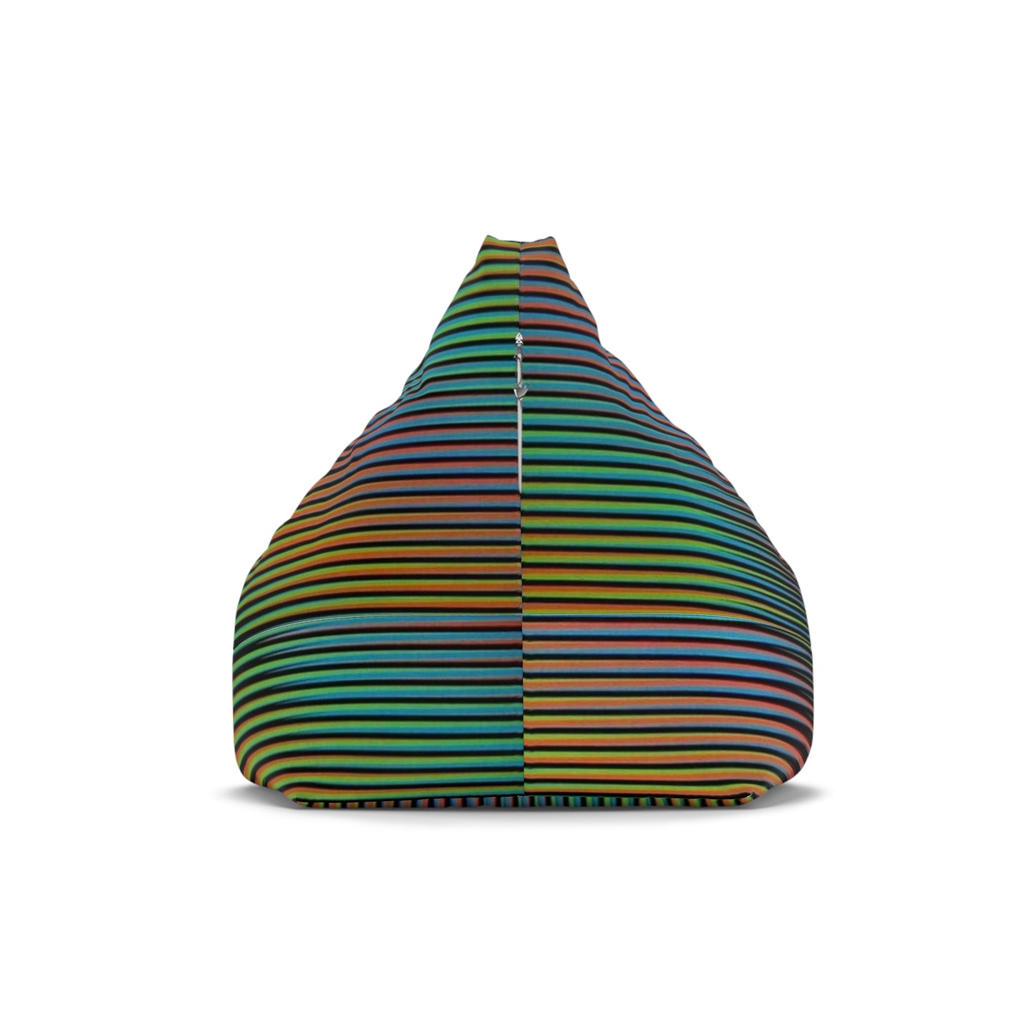 Vibrant Stripe Bean Bag Chair Cover | Cozy Seating for Fun Spaces | Game Room, Kids Room, Boho Decor, Relaxation Lounge
